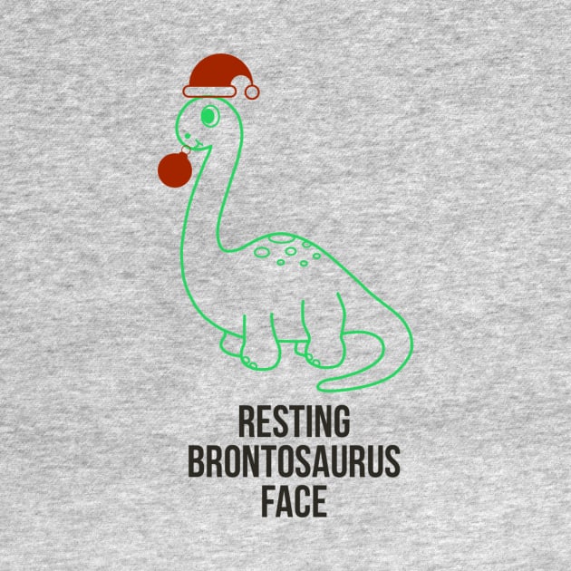 Resting Brontosaurus Face (Holiday Edition) by Be Our Guest Podcast